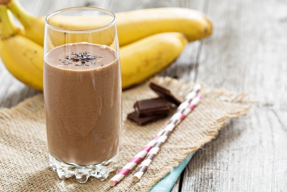 Chocolata banana lactation smoothie